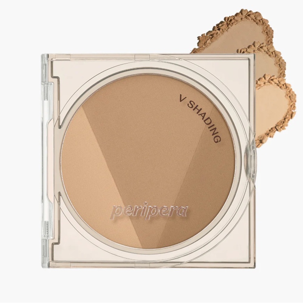Peripera 01 Natural Brown V Shading Palette- lightweight contour powder palette